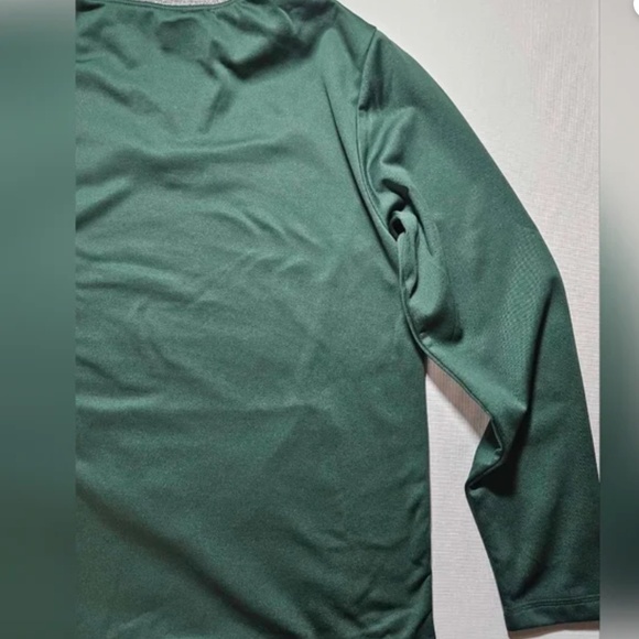 Miami Hurricanes Sweater Mens Large Green NCAA Football Quarter Zip Pullover - Picture 12 of 12